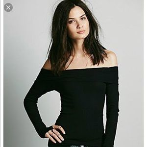 FREE PEOPLE off the shoulder sweater